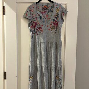 Johnny Was Embroidered Dress XS